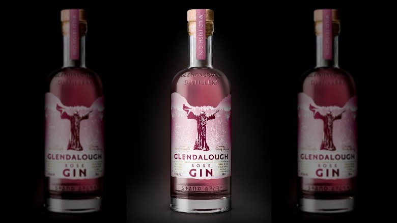 Glendalough Rose Gin bottle