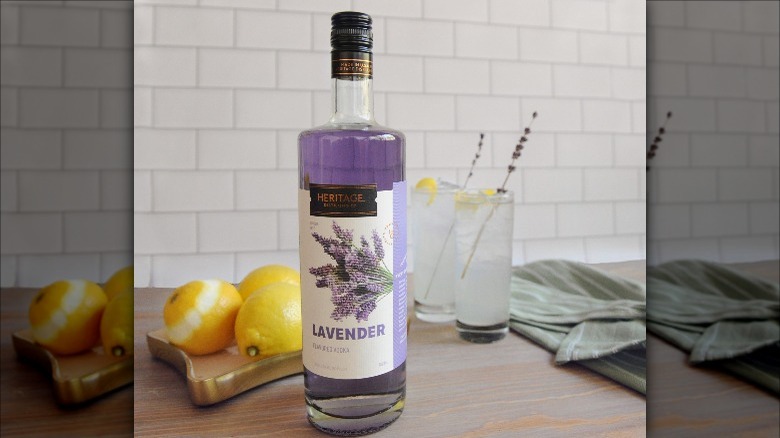 Heritage Distilling Co Lavender Flavored Vodka bottle