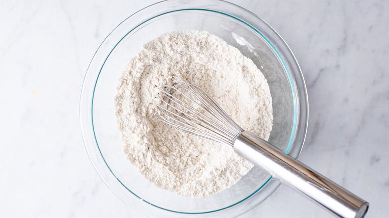 dry ingredients in a bowl