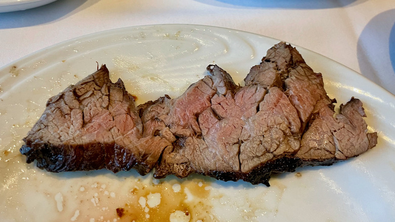 Slice of flank steak