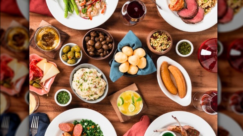 spread of side dishes