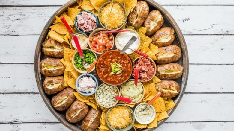 Baked potato board