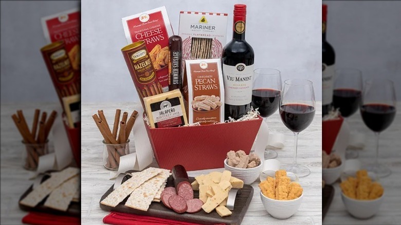 Classic Red Wine Gift Basket from Gourmet Gift Baskets