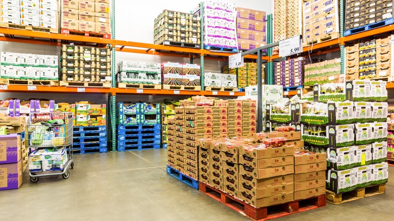 Fresh produce at Costco