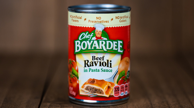 Chef Boyardee's beef ravioli