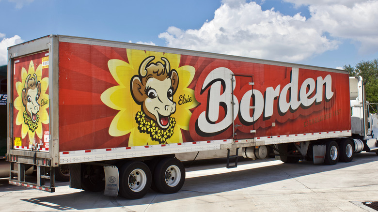 A Borden truck featuring Elsie