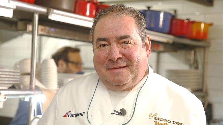 Emeril Lagasse in a kitchen