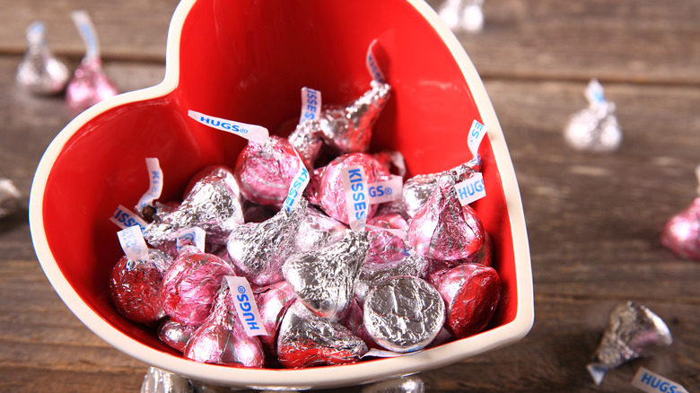 Valentine's Day hershey kisses