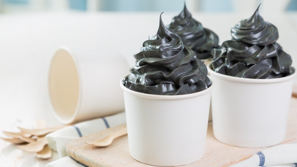 charcoal ice cream