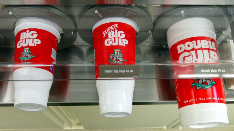 Big Gulp fountain sodas