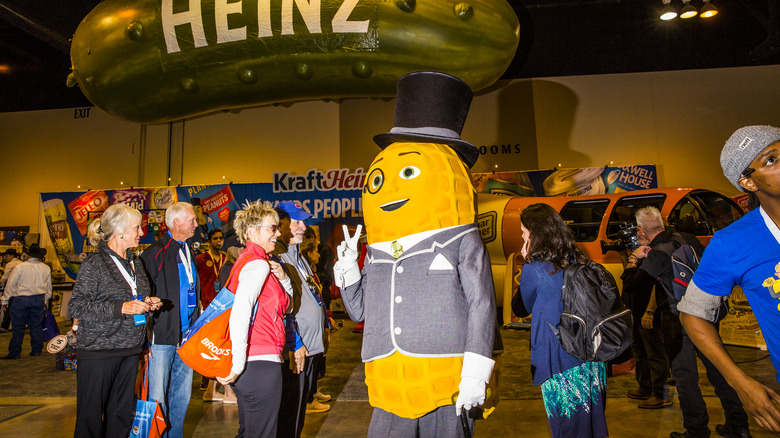 Mr. Peanut at food expo