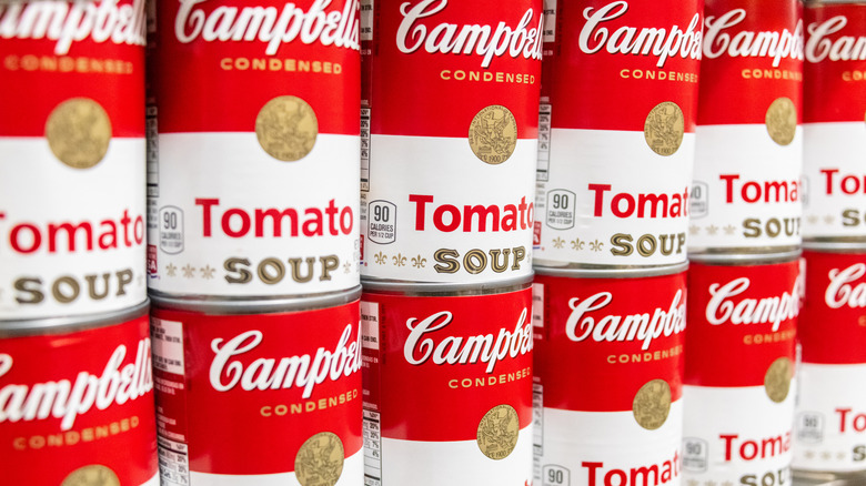 tomato soup cans