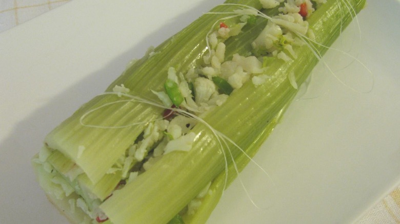 chilled celery log