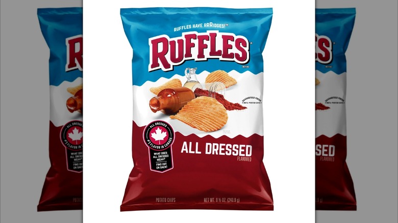 bag of All Dressed Ruffles