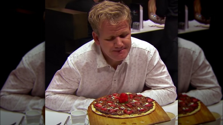 Gordon Ramsay wearing white