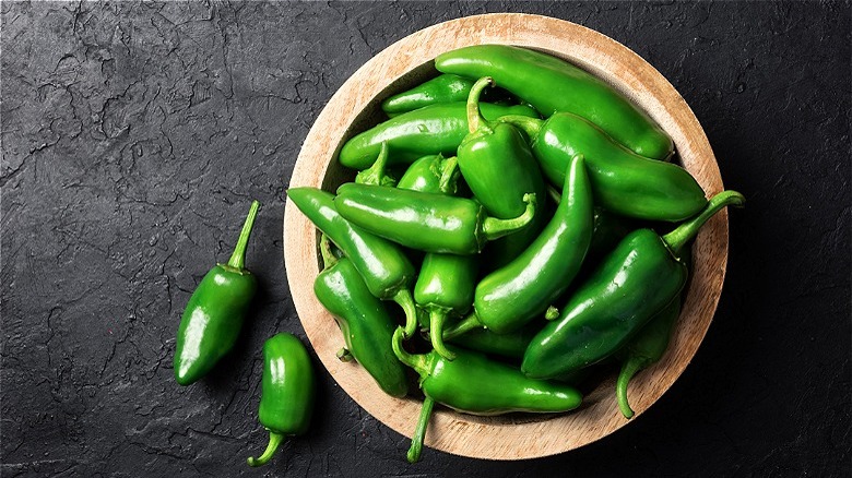 bowl of peppers