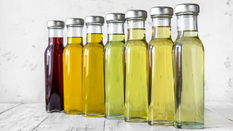 flavored olive oil bottles