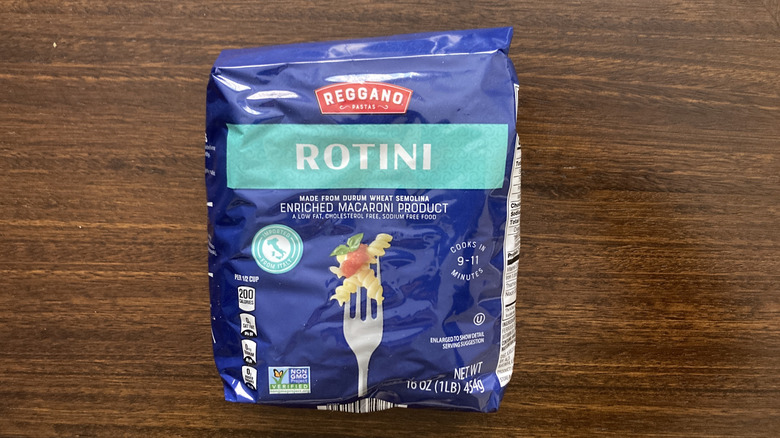 Reggano rotini pasta from Aldi