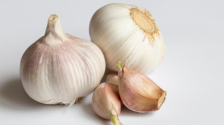 Two heads of garlic and two cloves