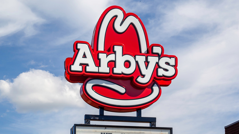 Arby's sign in the sky 