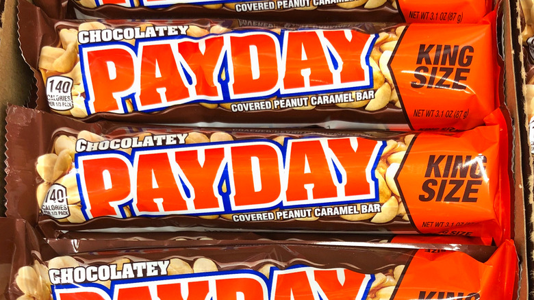 chocolatey Payday bars