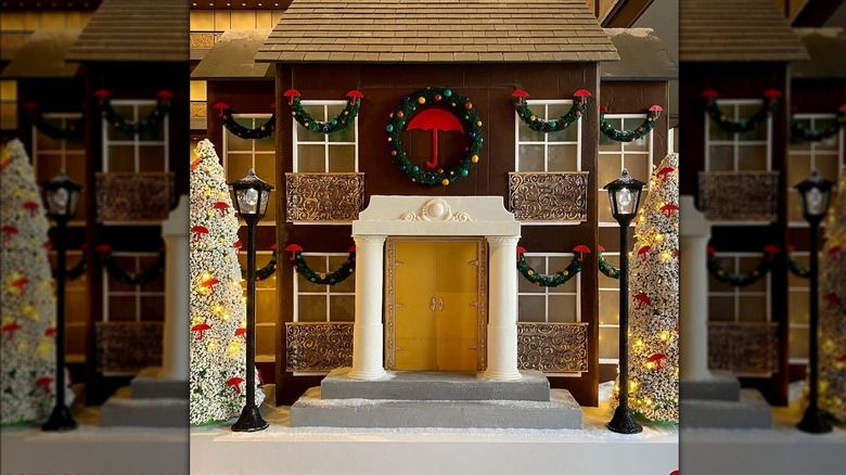 Giant Gingerbread house made by Benny Rivera