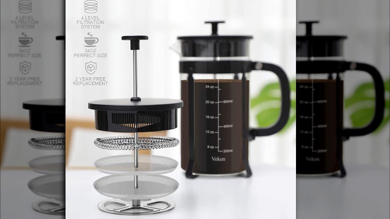 Veken French Press Coffee Maker