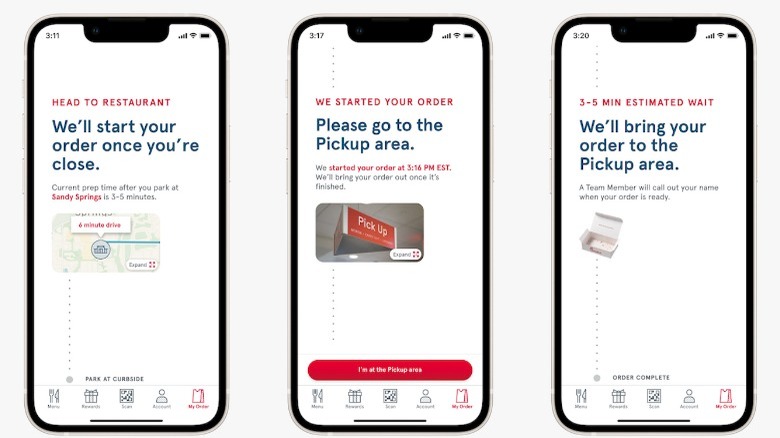 Chick-fil-A app wait estimate