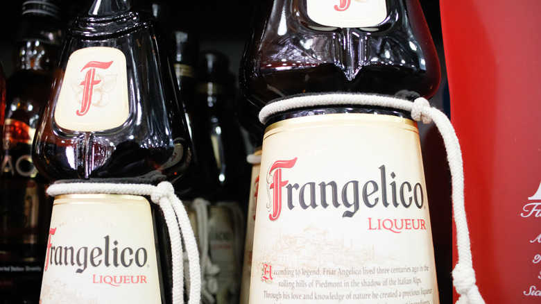 two bottles of Frangelico