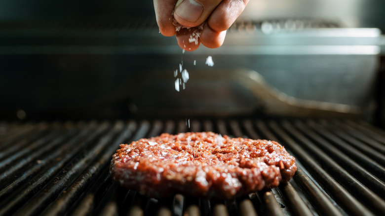 A closeup of the A1 Chophouse Burger with fries