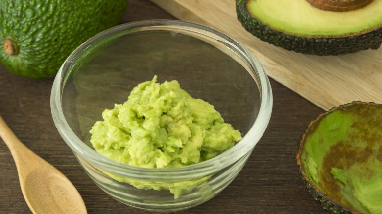 Mashed avocado