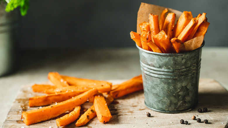 Homemade sweet potato fries