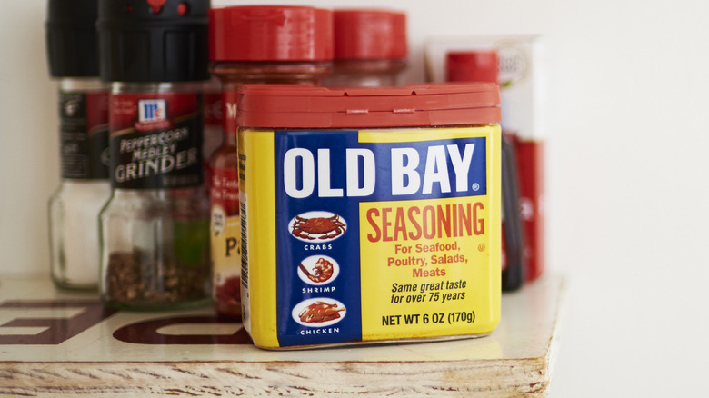 Tin of Old Bay seasoning