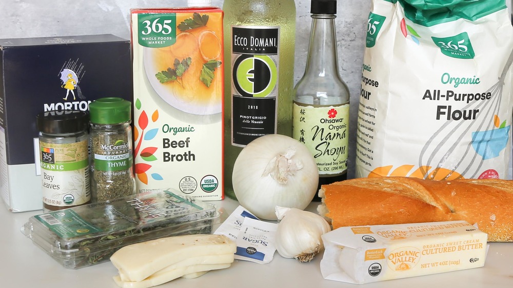 ingredients for french onion soup