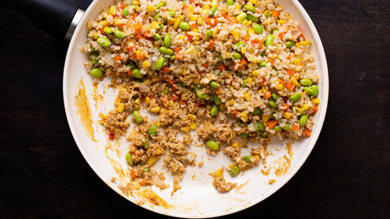 fried brown rice