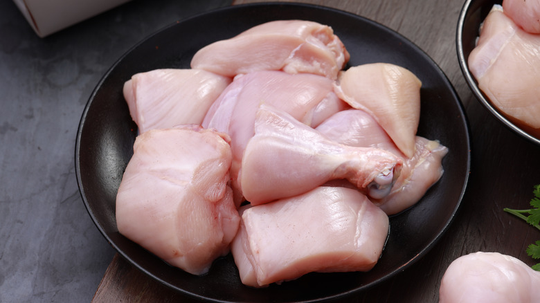 raw chicken