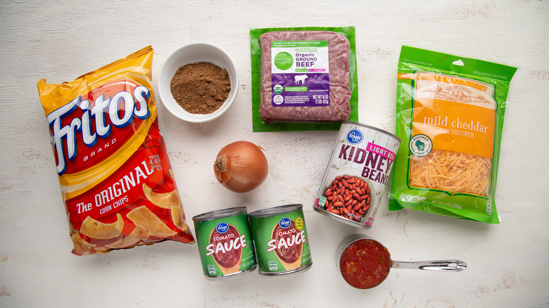 ingredients for frito pie