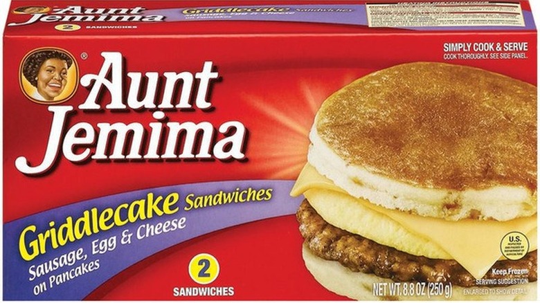 Aunt Jemima Griddlecakes Sandwiches