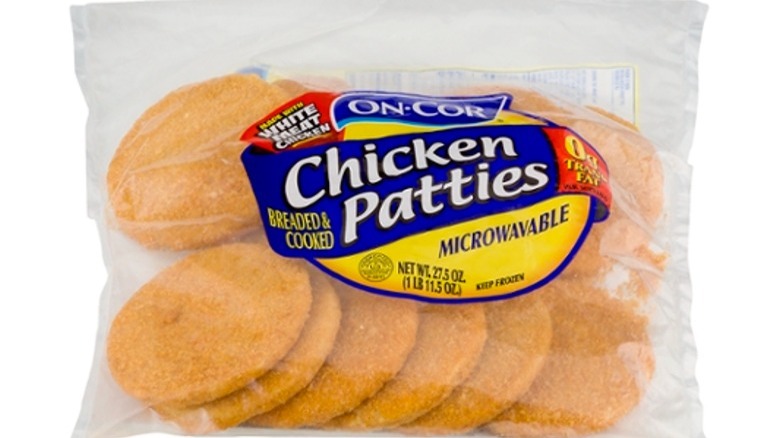 On-Cor chicken breast patties