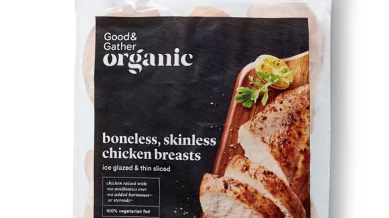 Good & Gather's Organic Boneless & Skinless Chicken Breasts.