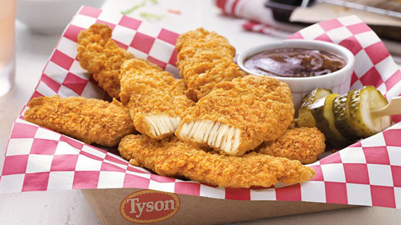 Tyson's Fully Cooked Crispy Chicken Strips