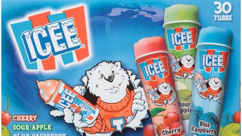 Package of icee squeeze freeze ups