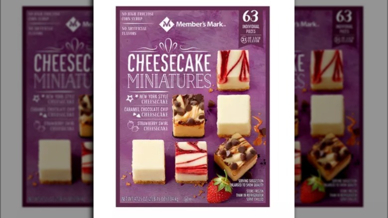 package of cheesecake miniatures from Member's Mark