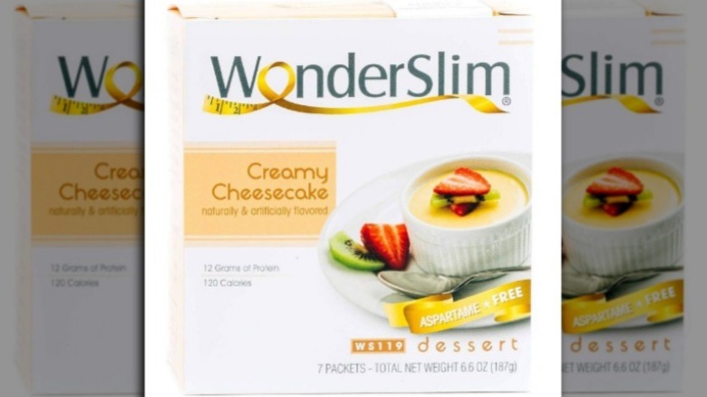 A frozen WonderSlim Creamy Cheesecake