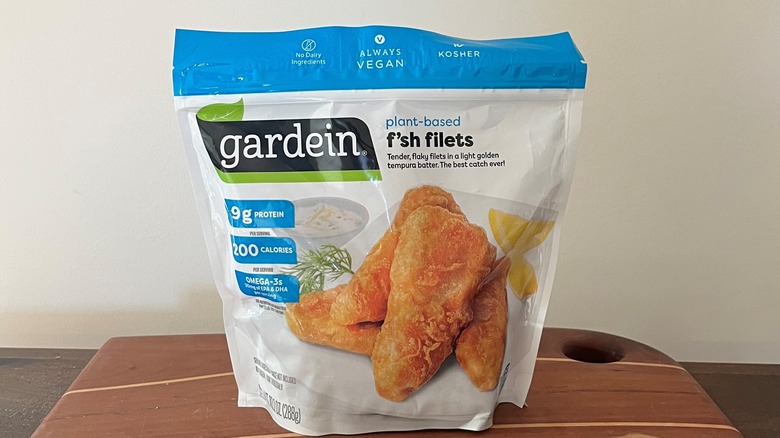 Gardein plant-based F'sh filets bag