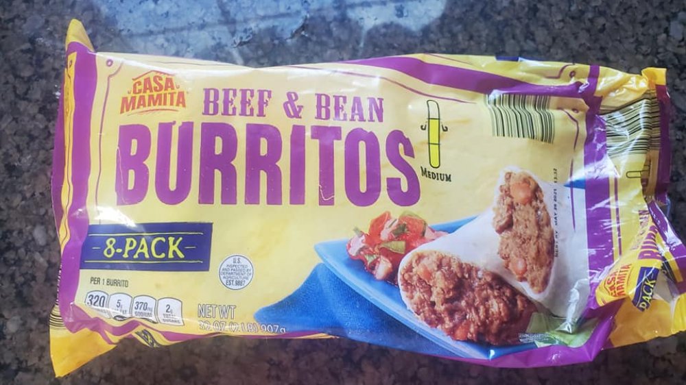 Casa Mamita Beef & Bean Burrito from Aldi