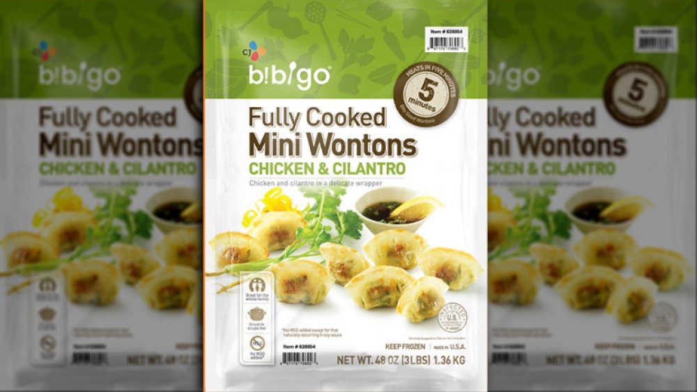 Mini Chicken and Cilantro Wontons from Costco