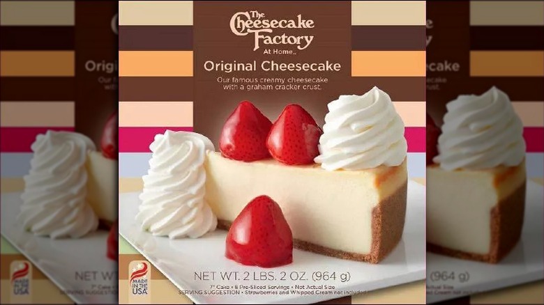 A frozen Cheesecake Factory cheesecake