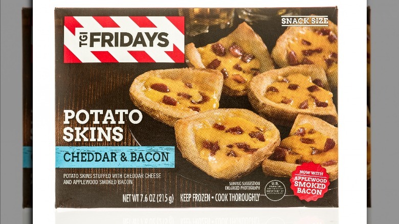 A box of TGI Fridays Potato Skins 