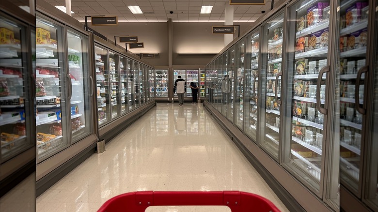 shopping target freezer section